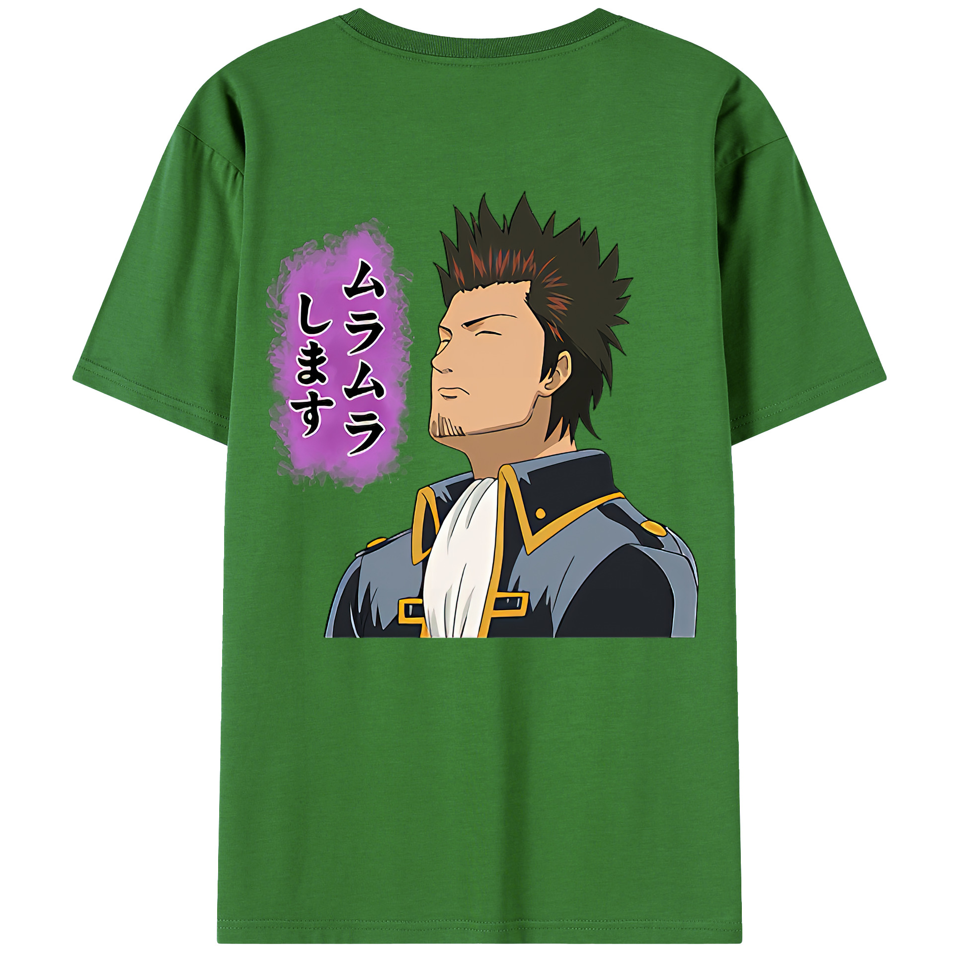 （画像用） ぎんたま 坂田銀時（さかたぎんとき） 神楽 志村新八（しむら しんぱち） GINTAMA Sakata Gintoki Kagura Shimura Shinpachi レディース半袖Tシャツ(バックプリント)